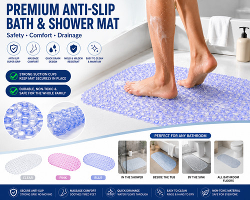 Non slip shower mat - mat, bath