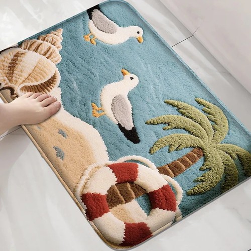 Bathroom floor mat absorbent - bathroom,