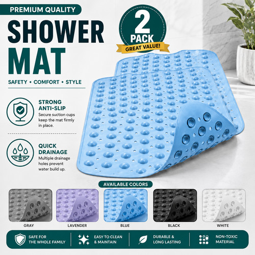 Bath mat non slip extra - mat, long