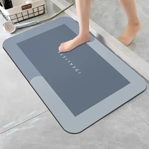 Diatomite stone bath mat - stone, non