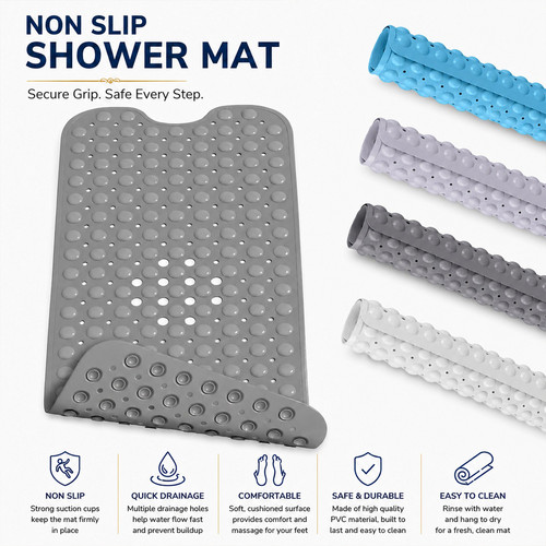 Shower mat non slip bathtub - shower,