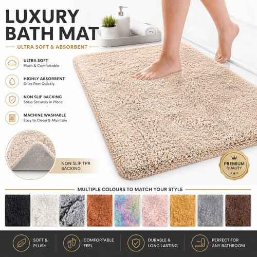 Non slip bath mat - slip, extra