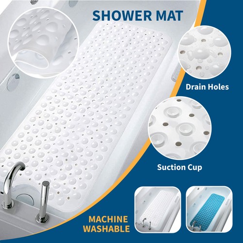 Non slip bath mat extra - non, large