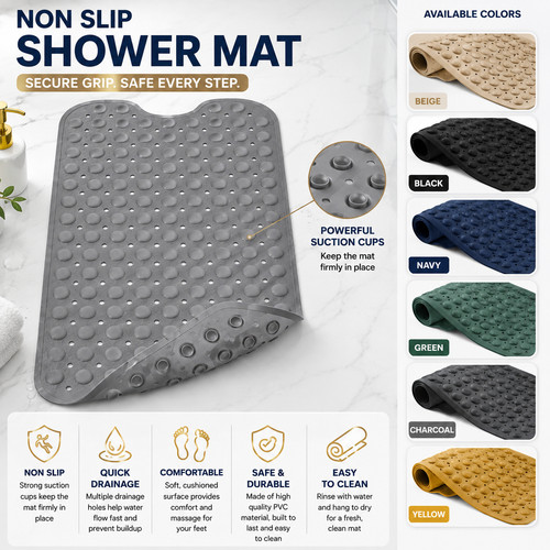 Shower mat non - shower, bathtub