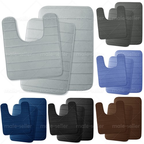Memory foam bath mat pedestal - mat,