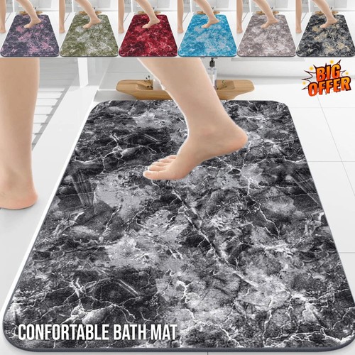 Marble bath mat non - slip,